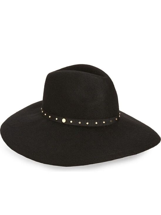 Ted Baker London Accessories - Ted Baker London Wool Hat with Stud Detailing